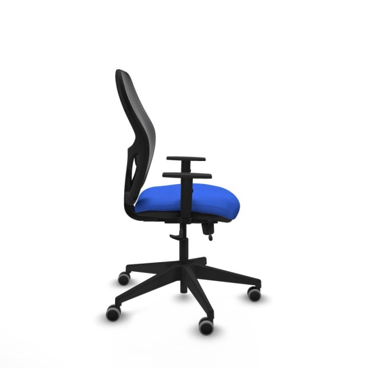 Alocén traslack malla negra bali azul brazos 1D base piramidal  ruedas engomadas 65mm