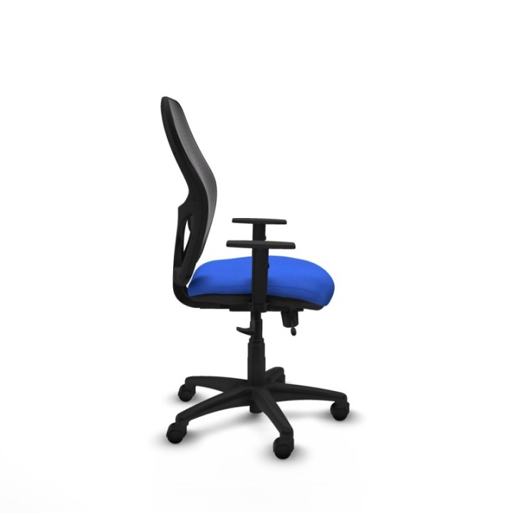 Alocén traslack malla negra bali azul brazos 1D base poliamida  ruedas nailon 50mm