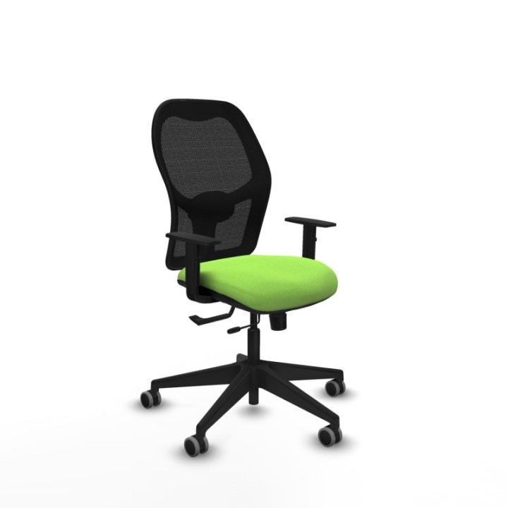 Alocén traslack malla negra bali pistacho brazos 1D base piramidal  ruedas engomadas 65mm