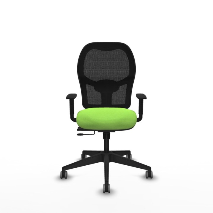 Alocén traslack malla negra bali pistacho brazos 1D base piramidal  ruedas engomadas 65mm