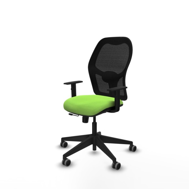 Alocén traslack malla negra bali pistacho brazos 1D base piramidal  ruedas engomadas 65mm