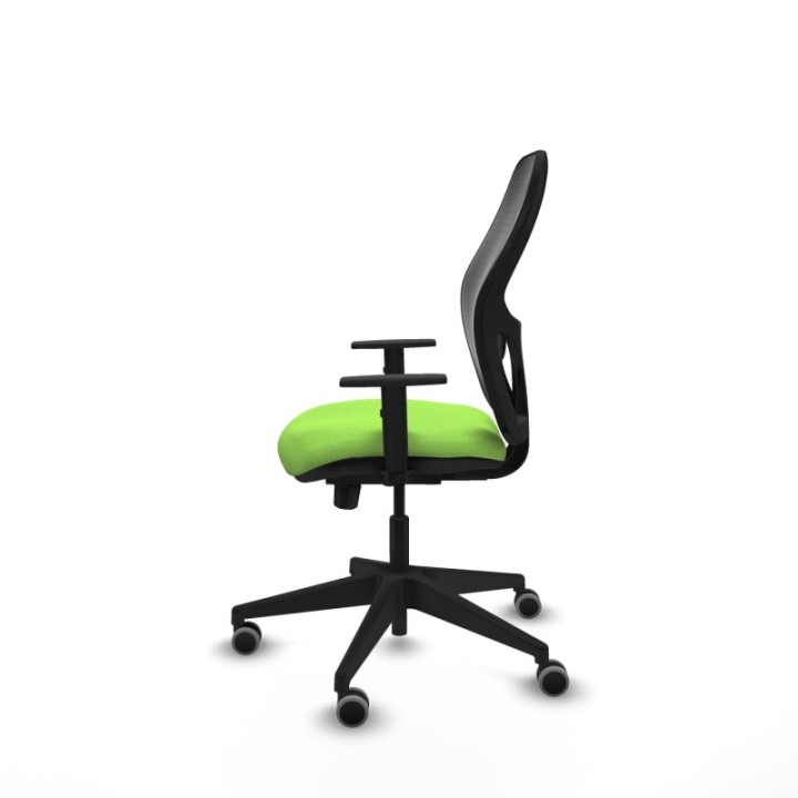 Alocén traslack malla negra bali pistacho brazos 1D base piramidal  ruedas engomadas 65mm