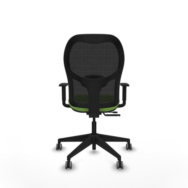 Alocén traslack malla negra bali pistacho brazos 1D base piramidal  ruedas engomadas 65mm