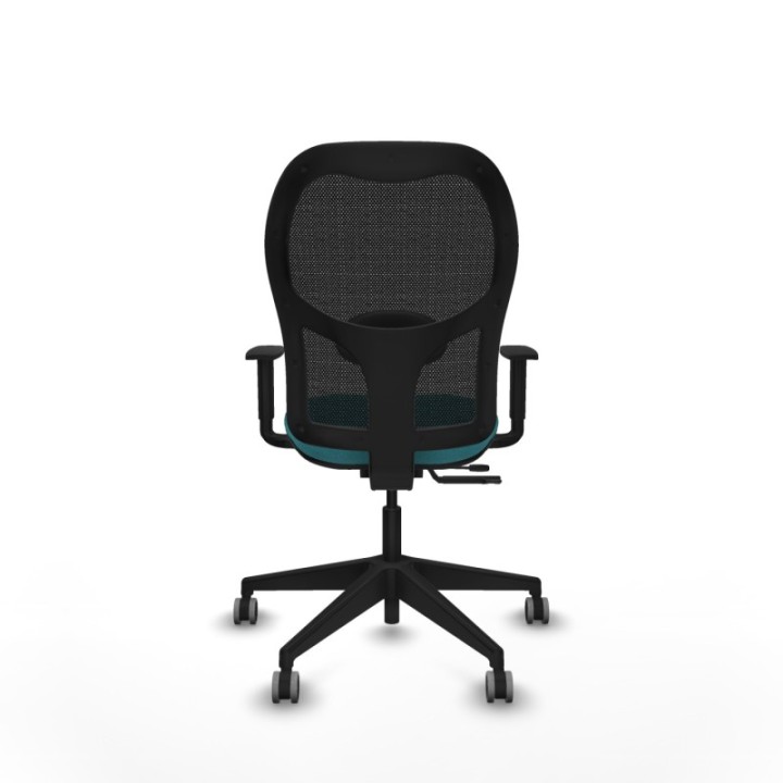 Alocén traslack malla negra bali turquesa brazos 1D base piramidal  ruedas engomadas 65mm