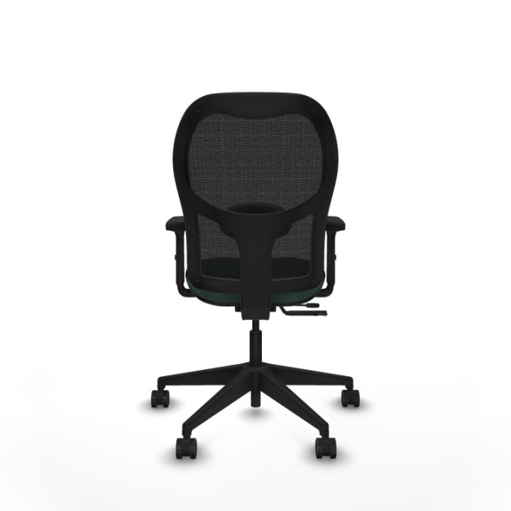 Alocén traslack malla negra bali verde botella brazos 2D base piramidal  ruedas nailon 65mm