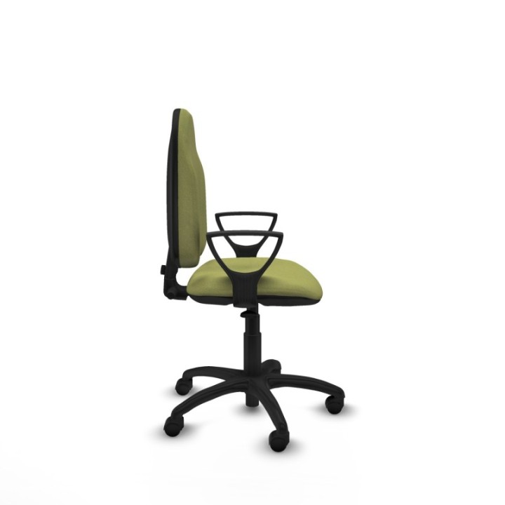 Algarra CP bali verde oliva brazos fijos base poliamida ruedas nailon 50mm