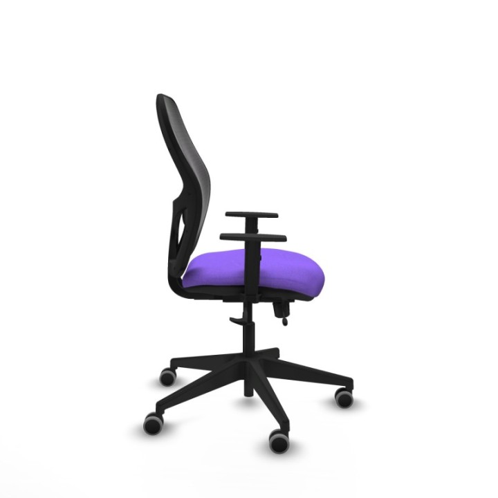 Alocén traslack malla negra bali lila brazos 1D base piramidal  ruedas engomadas 65mm