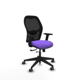 Alocén traslack malla negra bali lila brazos 2D base piramidal  ruedas engomadas 65mm