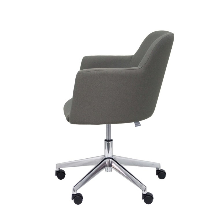 Silla Athena chasis cromo tapizado era