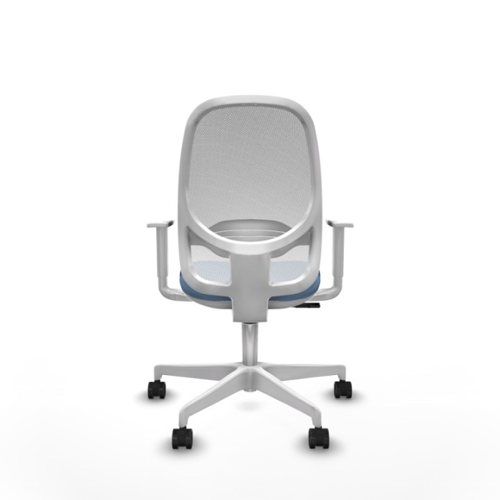 Cilanco blanca sincro malla blanca bali azul cielo brazos blancos base blanca ruedas 65mm nailon