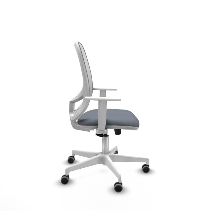 Cilanco blanca sincro malla blanca bali gris brazos blancos base blanca ruedas 65mm engomadas