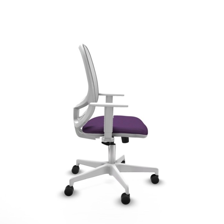 Cilanco blanca sincro malla blanca bali morado brazos blancos base blanca ruedas 65mm nailon