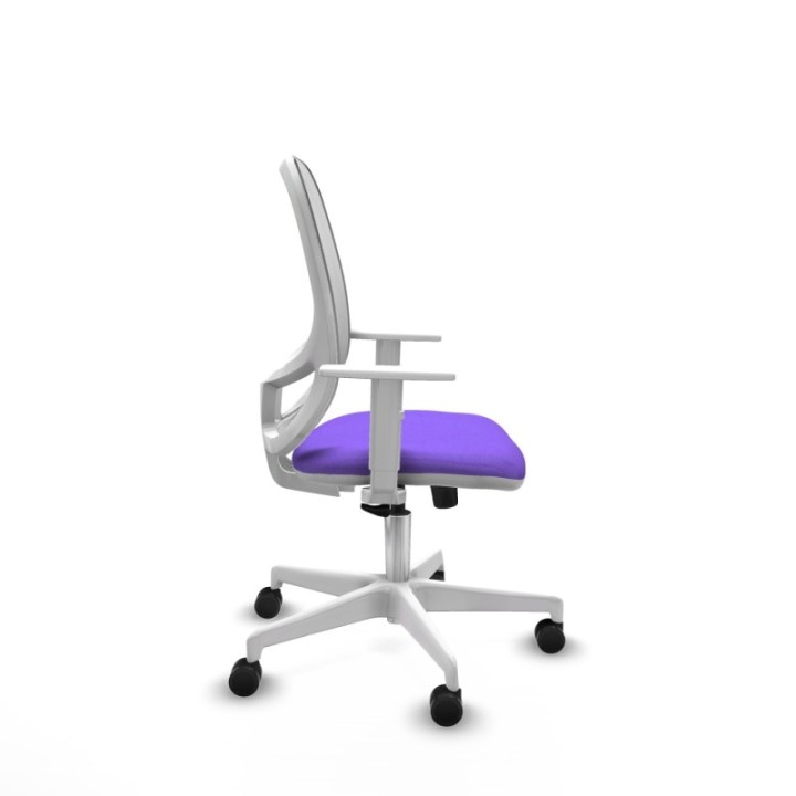 Cilanco blanca sincro malla blanca bali lila brazos blancos base blanca ruedas 65mm nailon