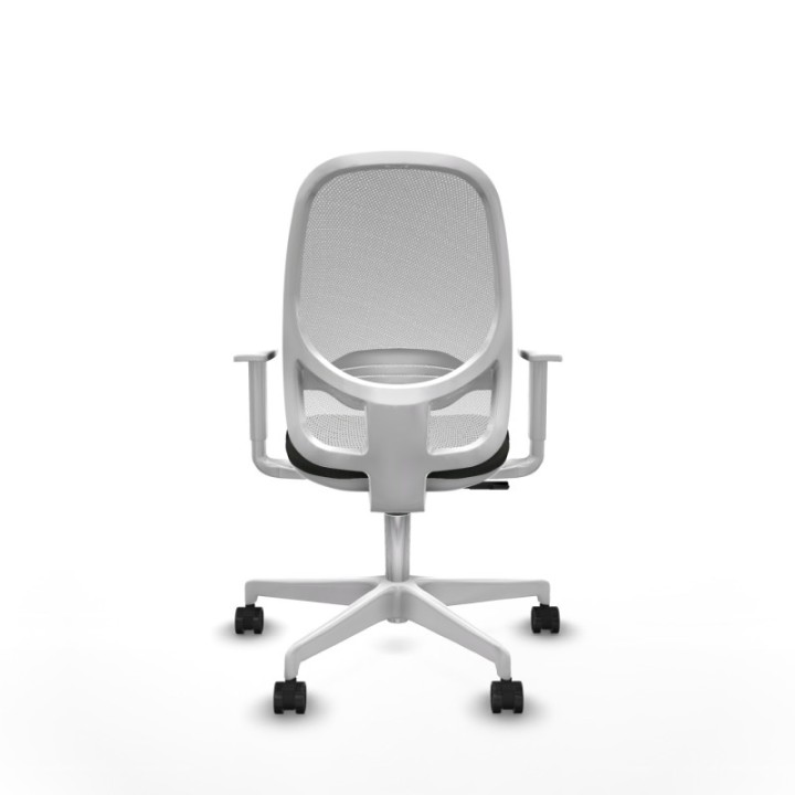 Cilanco blanca sincro malla blanca bali negro brazos blancos base blanca ruedas 65mm nailon