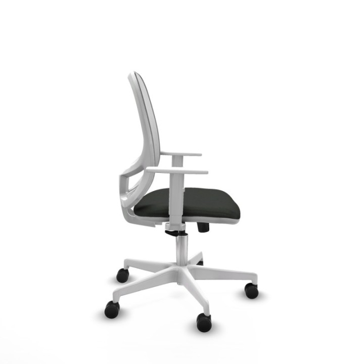 Cilanco blanca sincro malla blanca bali negro brazos blancos base blanca ruedas 65mm nailon