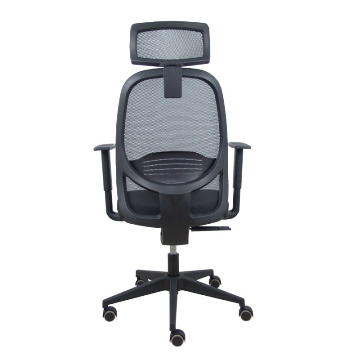 Silla Cilanco negra malla negra asiento bali negro brazo regulable cabecero regulable