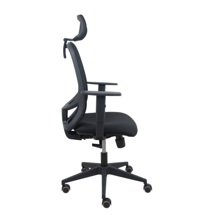 Silla Cilanco negra malla negra asiento bali negro brazo regulable cabecero regulable