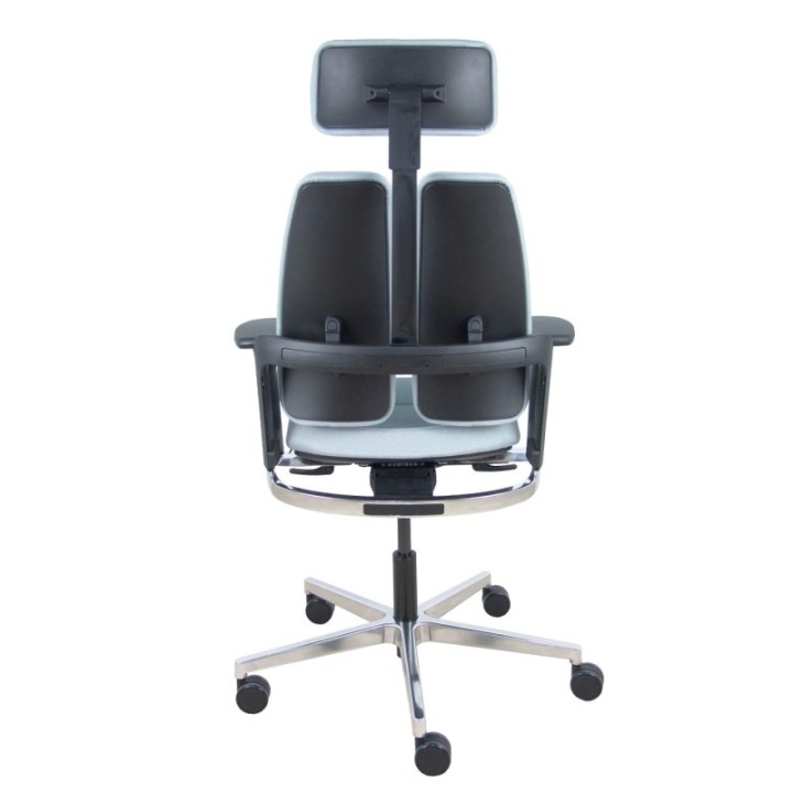 Silla Xilium Duo traslak X-move bondai gris y gris claro brazos 4D cabecero gris