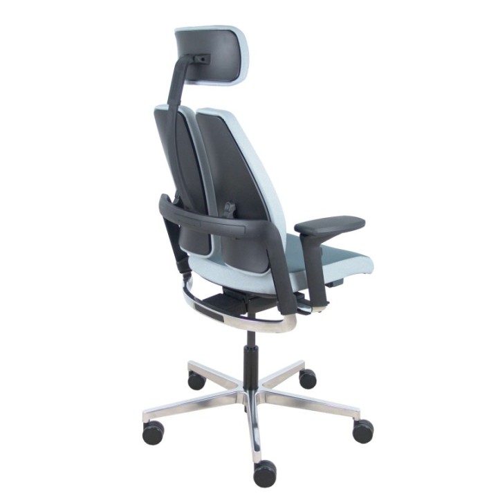 Silla Xilium Duo traslak X-move bondai gris y gris claro brazos 4D cabecero gris