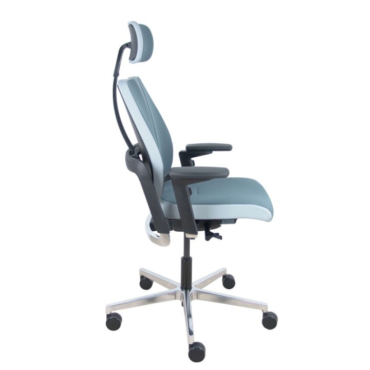 Silla Xilium Duo traslak X-move bondai gris y gris claro brazos 4D cabecero gris