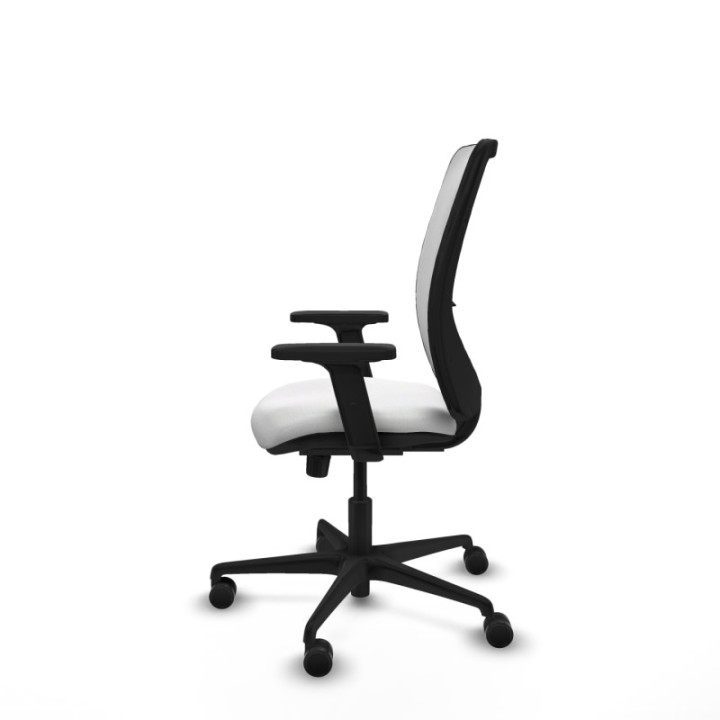 Zulema sincro malla blanca bali blanco brazos 2D base nailon  ruedas 65mm nailon