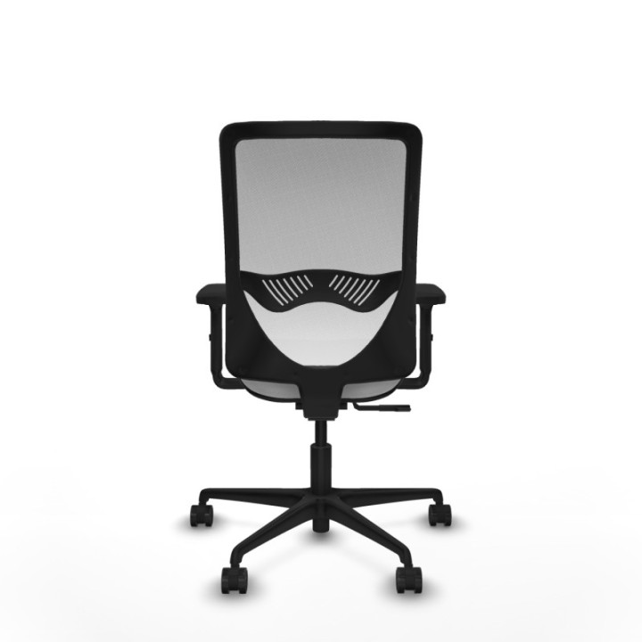 Zulema sincro malla blanca bali blanco brazos 2D base nailon  ruedas 65mm nailon