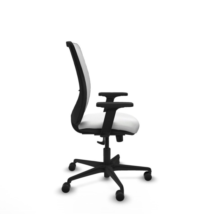 Zulema sincro malla blanca bali blanco brazos 2D base nailon  ruedas 65mm nailon