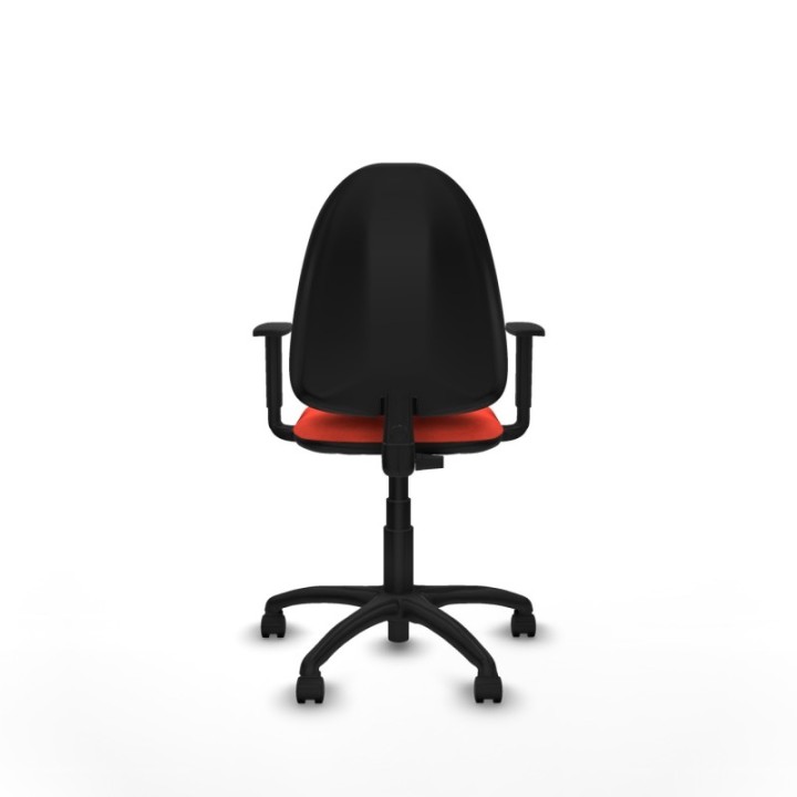 Aýna CP bali naranja oscuro brazos 1D base poliamida ruedas nailon 50mm