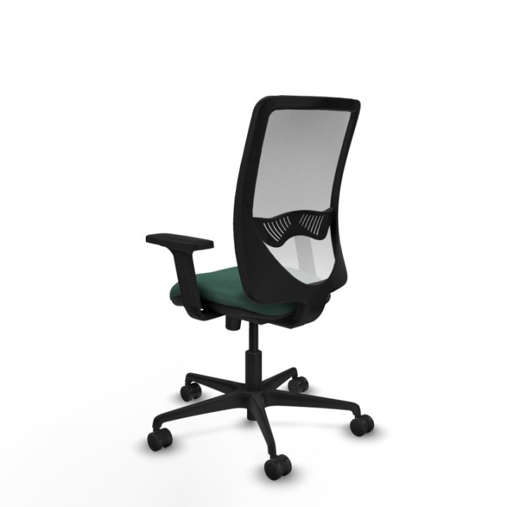 Zulema sincro malla blanca bali verde botella brazos 2D base nailon  ruedas 65mm nailon