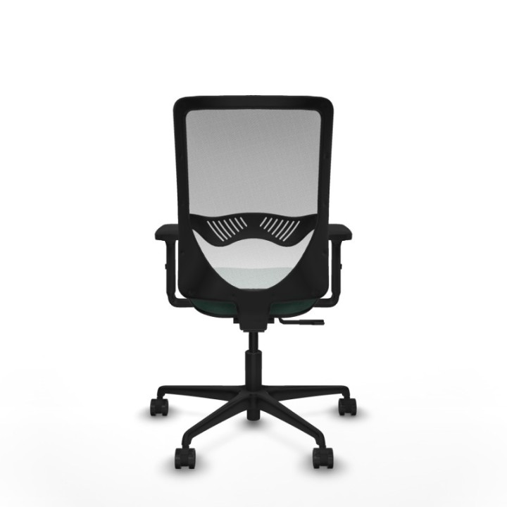 Zulema sincro malla blanca bali verde botella brazos 2D base nailon  ruedas 65mm nailon