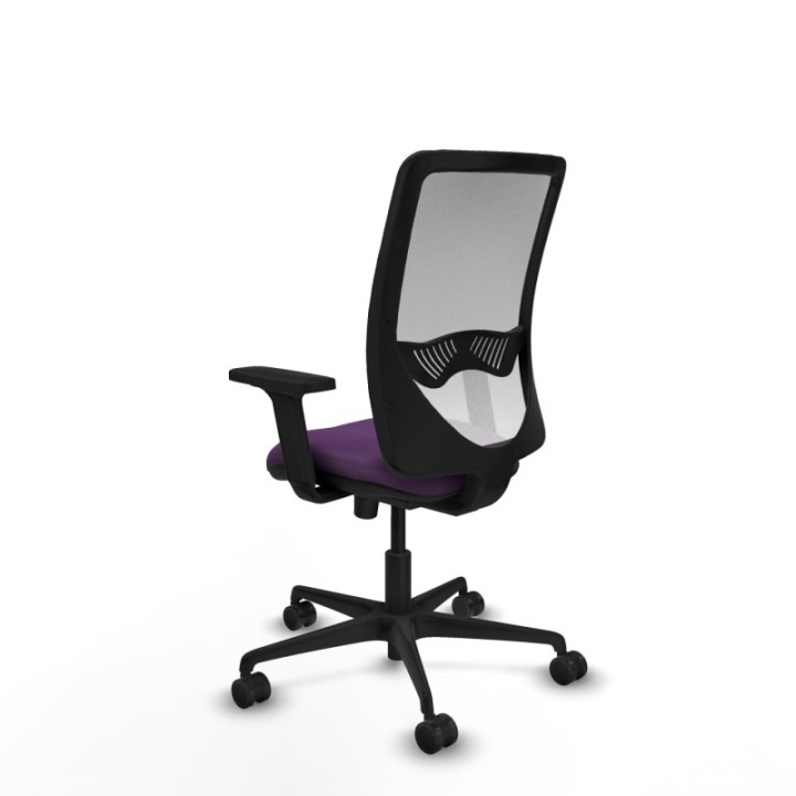 Zulema sincro malla blanca bali morado brazos 2D base nailon  ruedas 65mm nailon