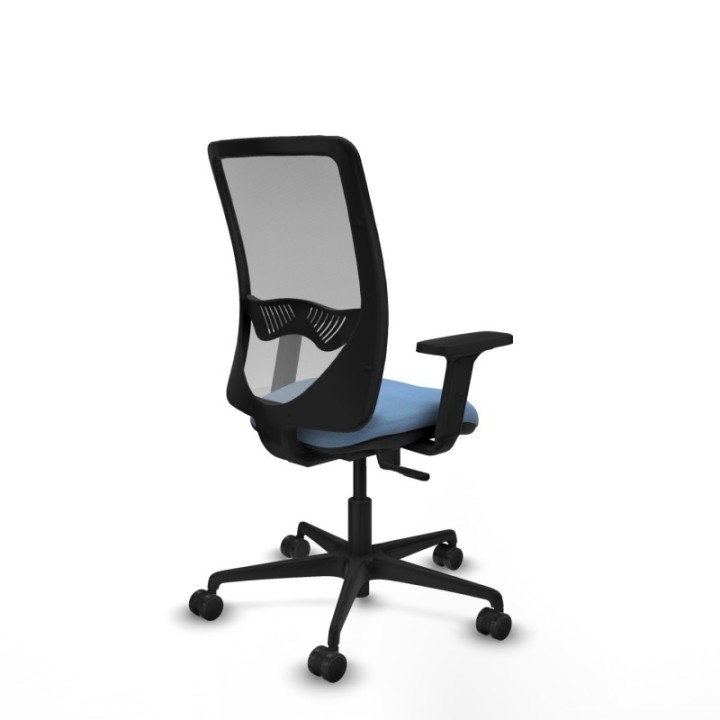 Zulema sincro malla gris bali azul cielo brazos 2D base nailon  ruedas 65mm nailon