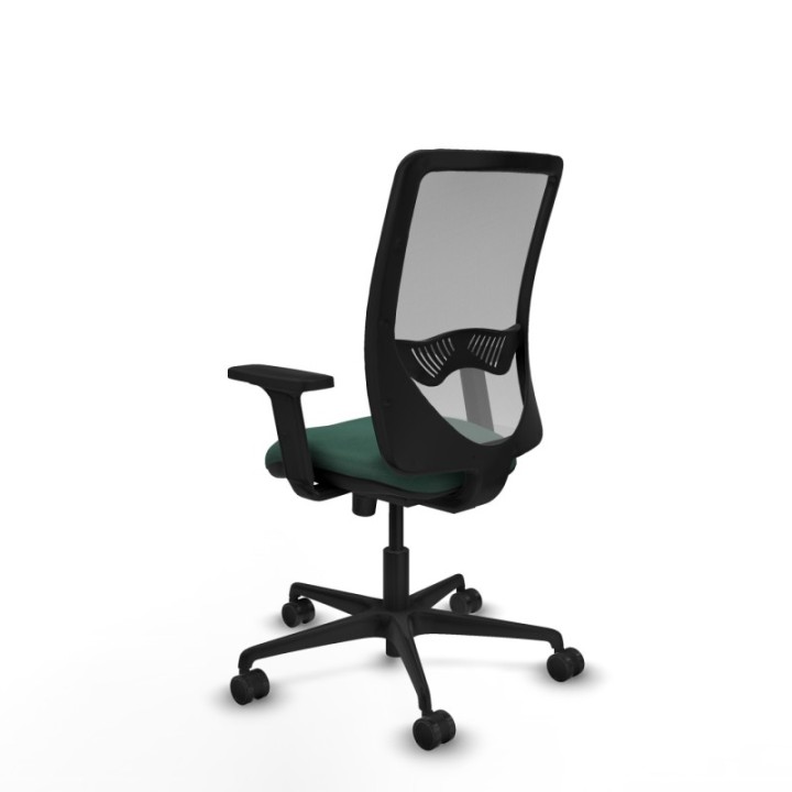 Zulema sincro malla gris bali verde botella brazos 2D base nailon  ruedas 65mm nailon