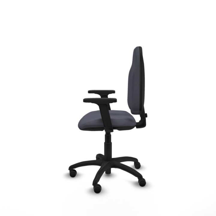 Algarra CP bali gris oscuro brazos 2D base poliamida ruedas autofrenantes 50mm