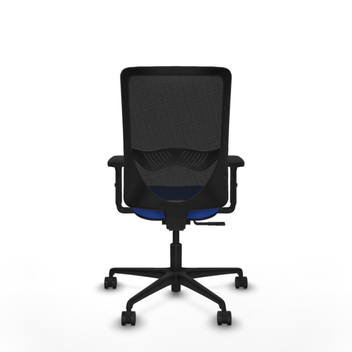 Zulema sincro malla negra bali azul brazos 2D base nailon  ruedas 65mm nailon