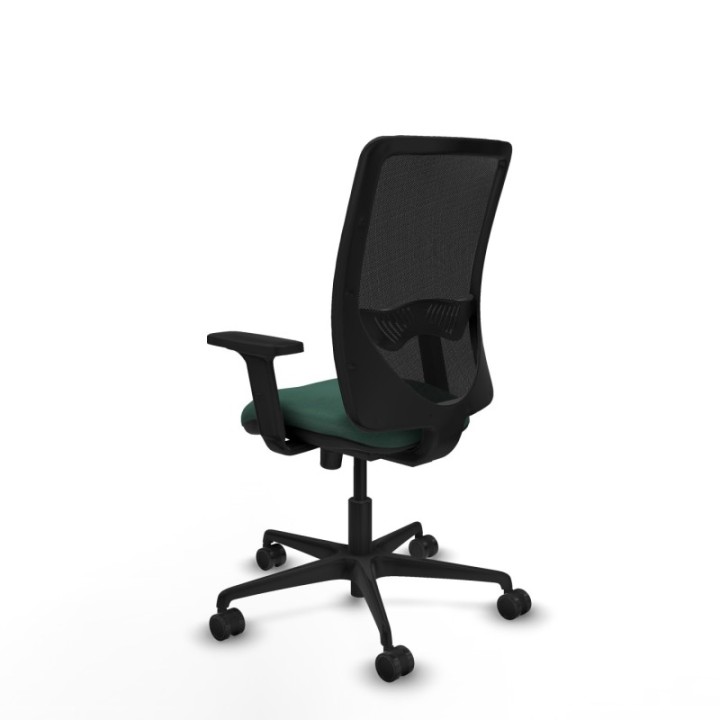 Zulema sincro malla negra bali verde botella brazos 2D base nailon  ruedas 65mm nailon