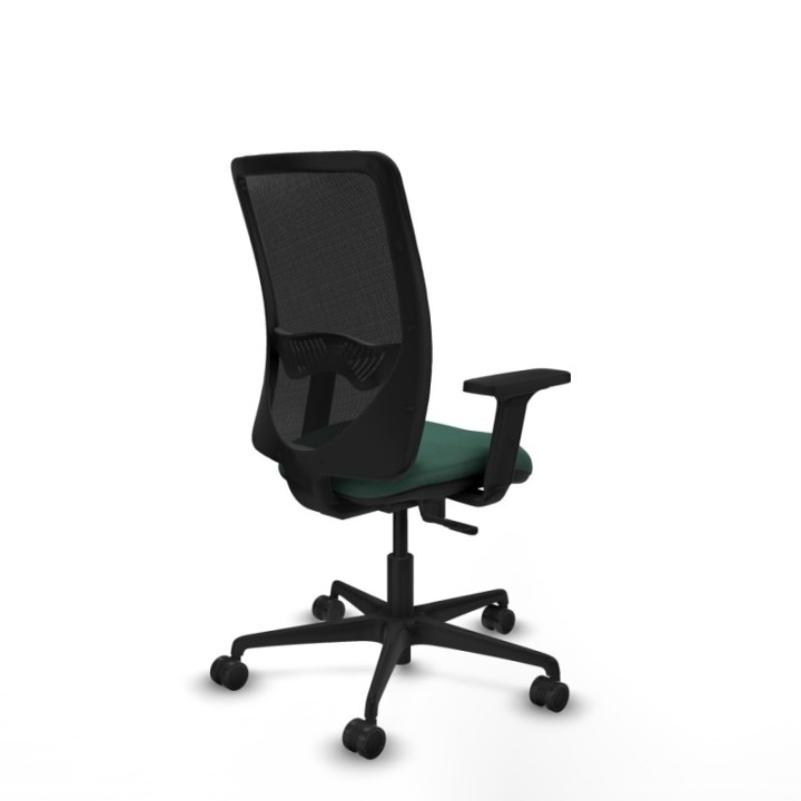 Zulema sincro malla negra bali verde botella brazos 2D base nailon  ruedas 65mm nailon