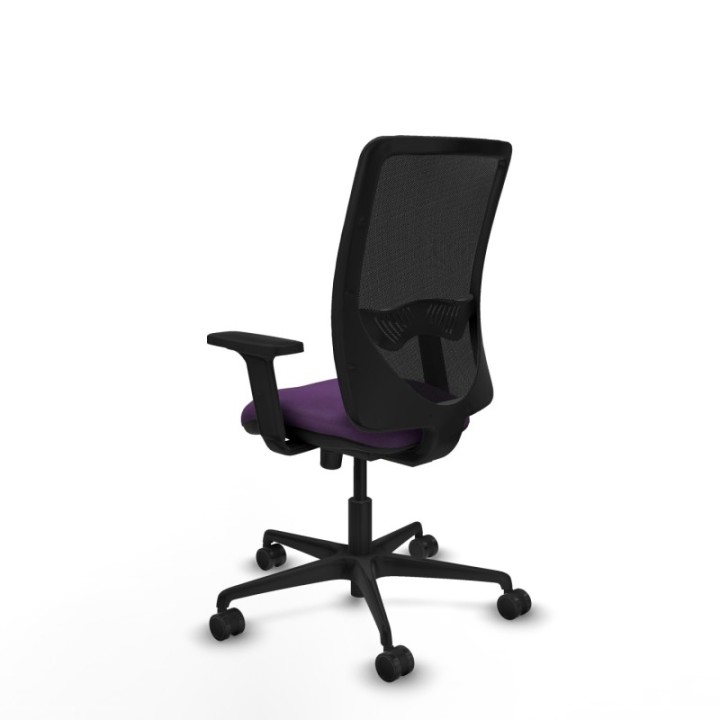 Zulema sincro malla negra bali morado brazos 2D base nailon  ruedas 65mm nailon