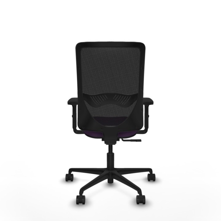 Zulema sincro malla negra bali morado brazos 2D base nailon  ruedas 65mm nailon