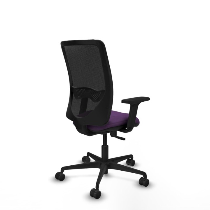 Zulema sincro malla negra bali morado brazos 2D base nailon  ruedas 65mm nailon