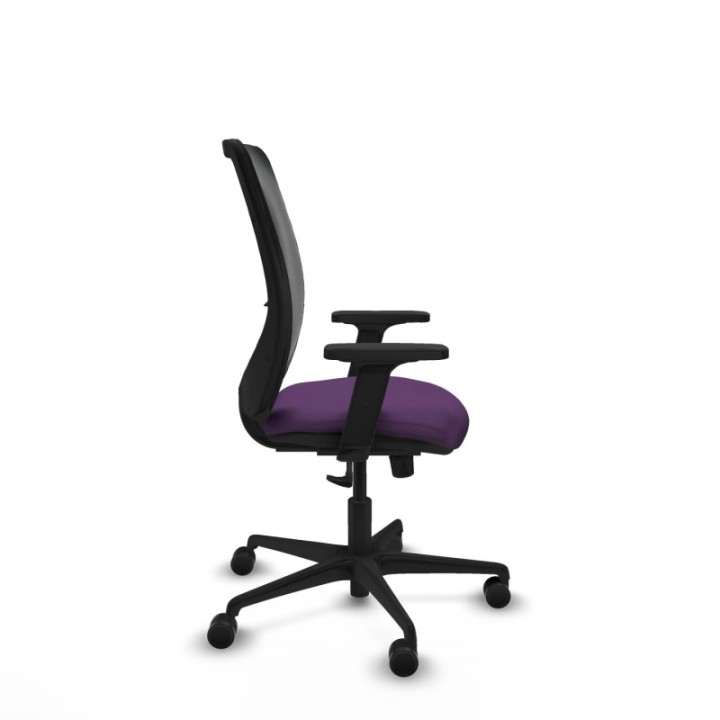 Zulema sincro malla negra bali morado brazos 2D base nailon  ruedas 65mm nailon