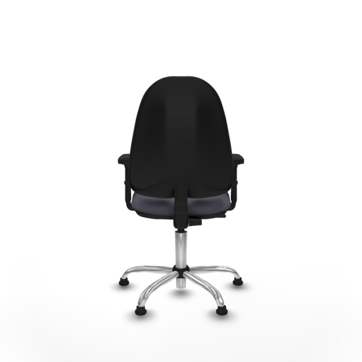 Algarra CP bali gris oscuro brazos 2D base cromada topes