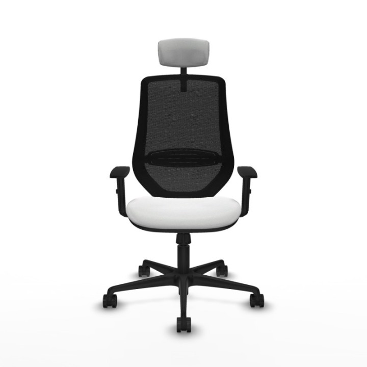 Mardos sincro bali blanco brazos 1D base nailon ruedas 65mm nailon cabecero 2D