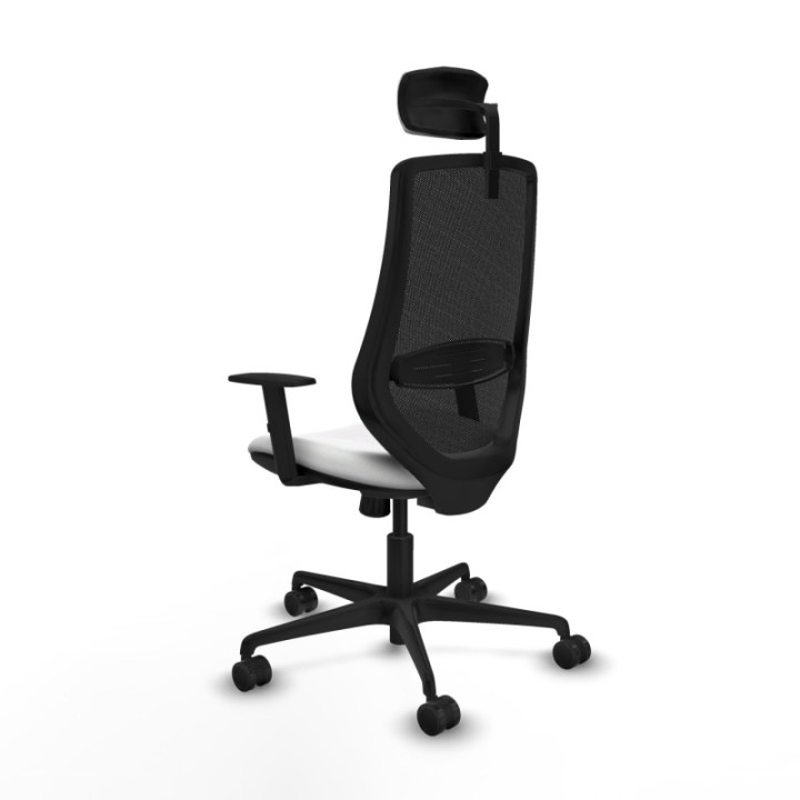 Mardos sincro bali blanco brazos 1D base nailon ruedas 65mm nailon cabecero 2D