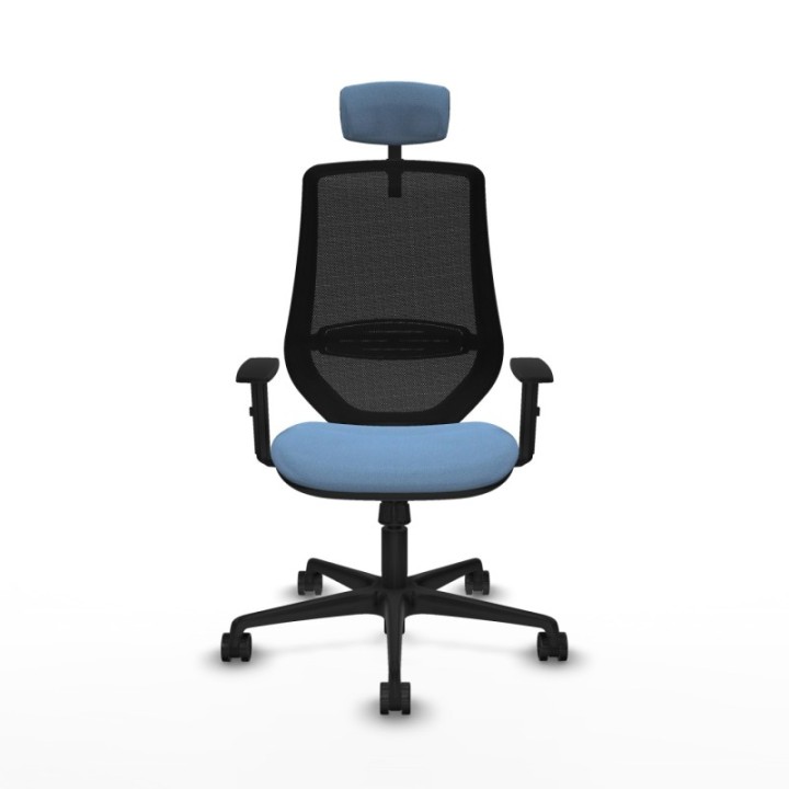 Mardos sincro bali azul cielo brazos 1D base nailon ruedas 65mm nailon cabecero 2D