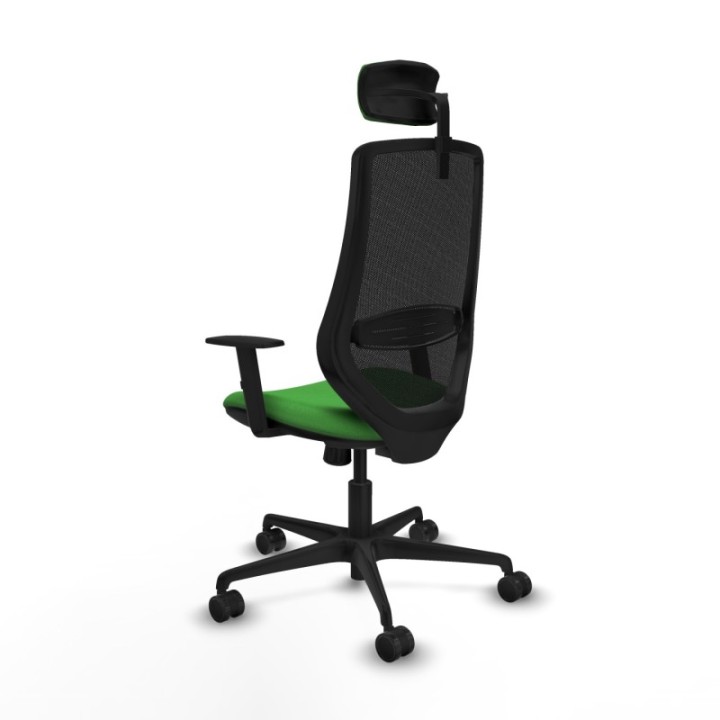 Mardos sincro bali verde brazos 1D base nailon ruedas 65mm nailon cabecero 2D