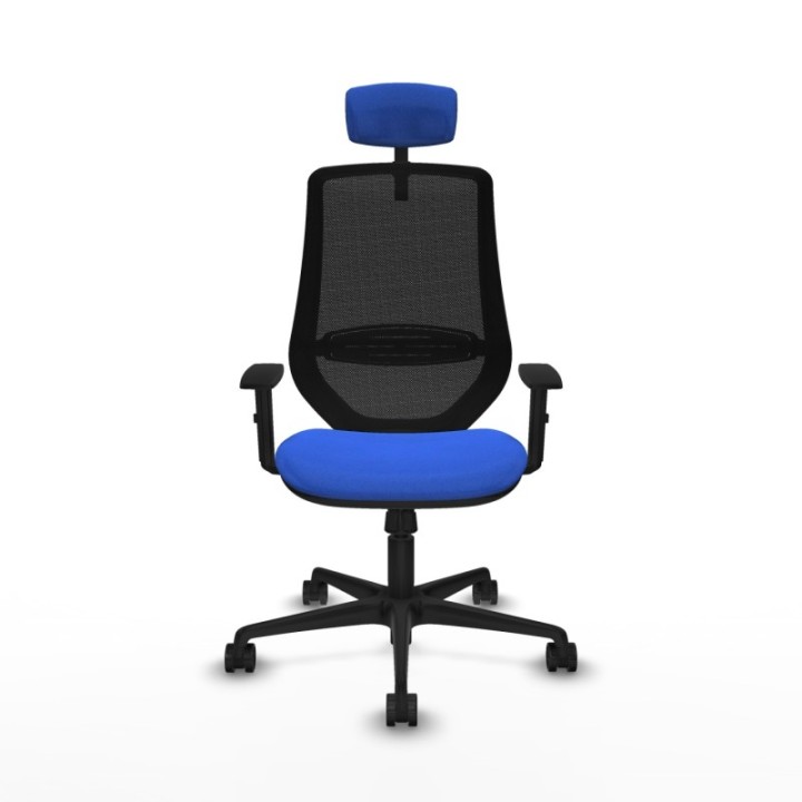 Mardos sincro bali azul brazos 1D base nailon ruedas 65mm nailon cabecero 2D