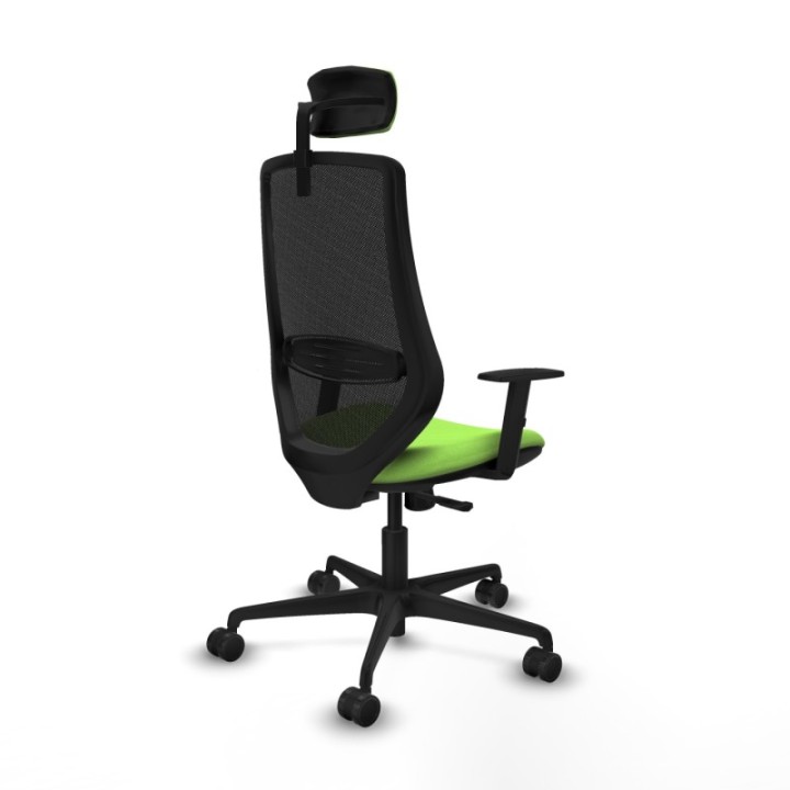 Mardos sincro bali pistacho brazos 1D base nailon ruedas 65mm nailon cabecero 2D