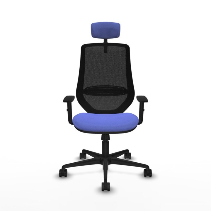 Mardos sincro bali azul claro brazos 1D base nailon ruedas 65mm nailon cabecero 2D