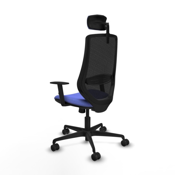 Mardos sincro bali azul claro brazos 1D base nailon ruedas 65mm nailon cabecero 2D